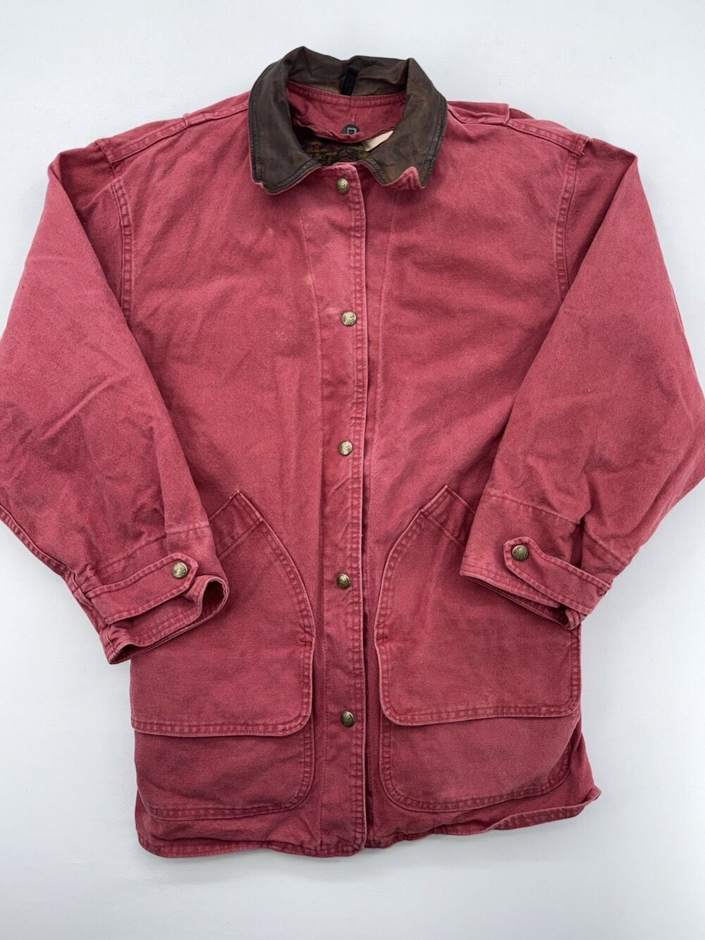 VTG Early Winters Womens SmallBlanket Lined Canvas Trucker Jacket Made In OREGON